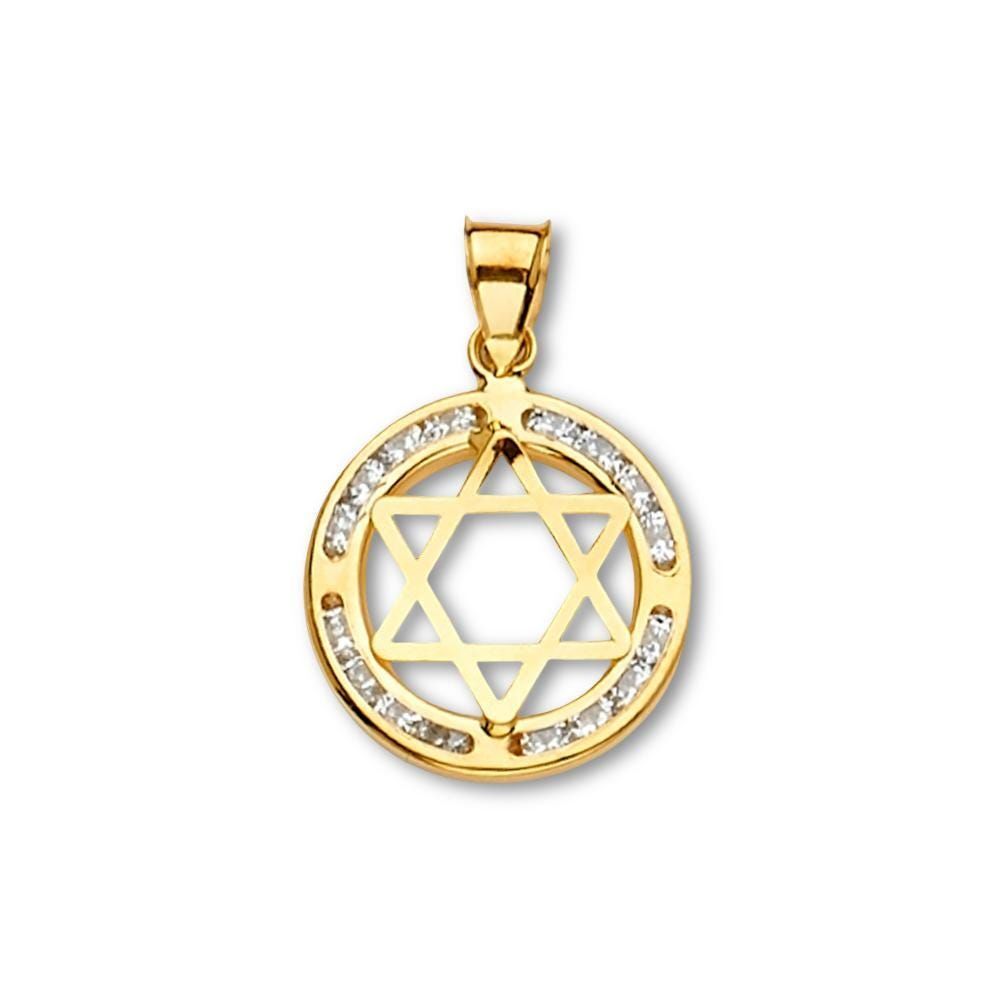 14K Gold Star of David Pendant | Jewish Faith Symbol By Tehrani Jewelry
